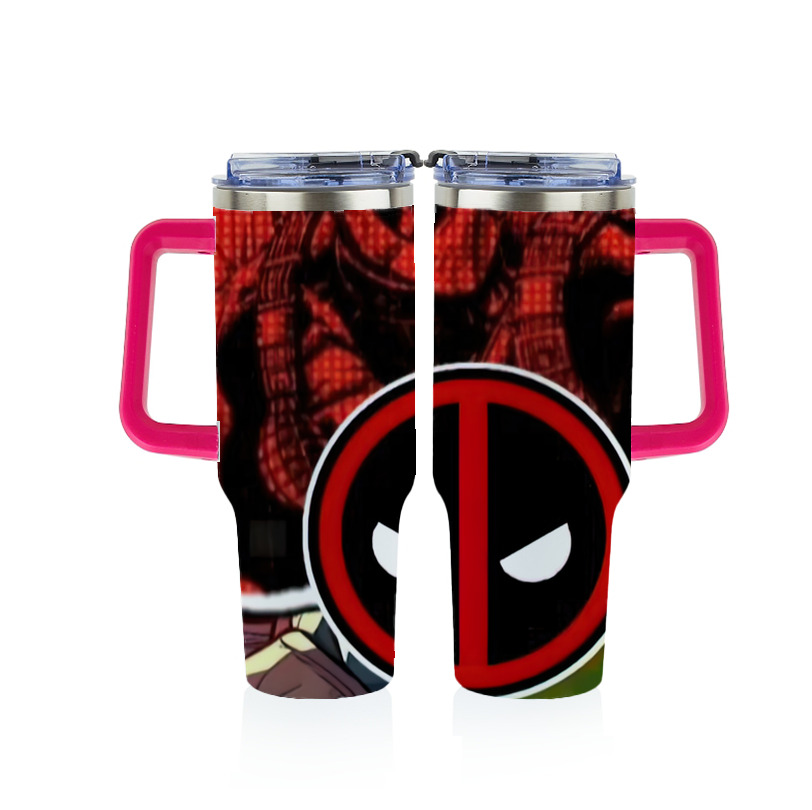 （画像用） Deadpool デッドプール 1200ｍLフルプリント車用タンブラー
